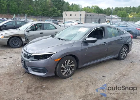 2016 Honda Civic Ex from USA, damaged, VIN 19XFC2F78GE246054